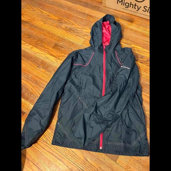 Columbia Girls Lightweight Hooded Jacket XL 16/20 - Picture 1 of 2